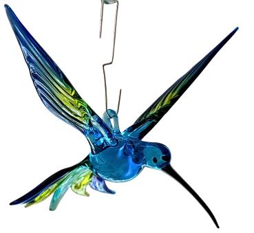 Hängevogel, Kolibri (hellblau-grün-dunkelblau)
